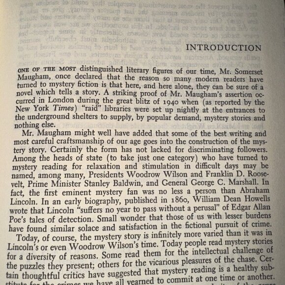 A Treasury of Great Mysteries by Howard Haycraft & John Beecroft Vol 1 & 2 HC - Picture 10 of 14